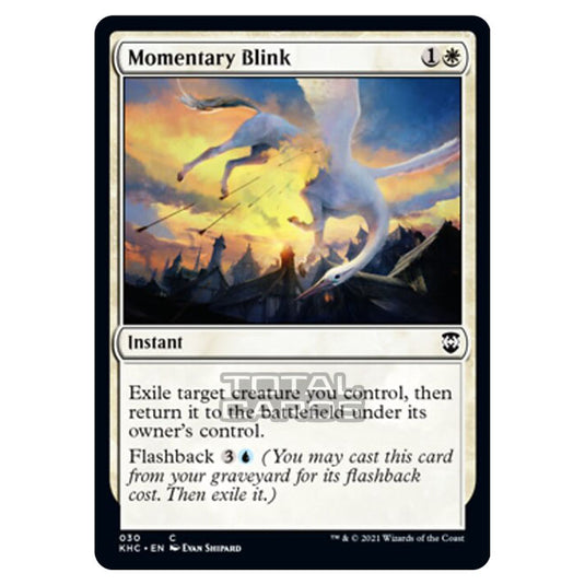 best cards to blink mtg Magic The Gathering - Kaldheim Commander - Momentary Blink