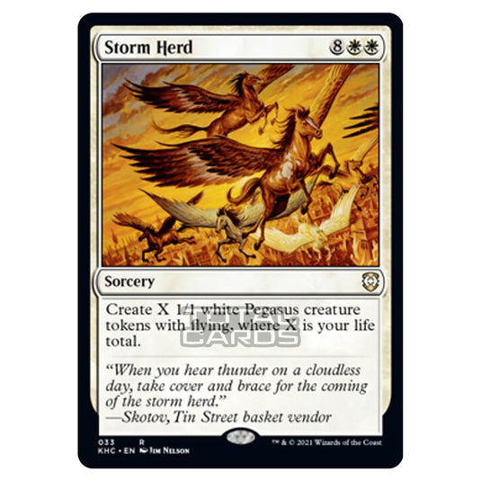 Magic The Gathering - Kaldheim Commander - Storm Herd - 33/119