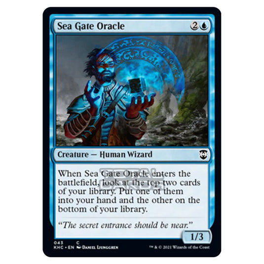 Magic The Gathering - Kaldheim Commander - Sea Gate Oracle - 43/119