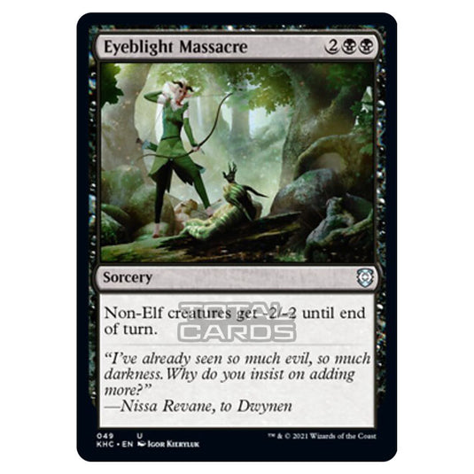 Magic The Gathering - Kaldheim Commander - Eyeblight Massacre - 49/119