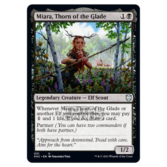 Magic The Gathering - Kaldheim Commander - Miara, Thorn of the Glade - 51/119