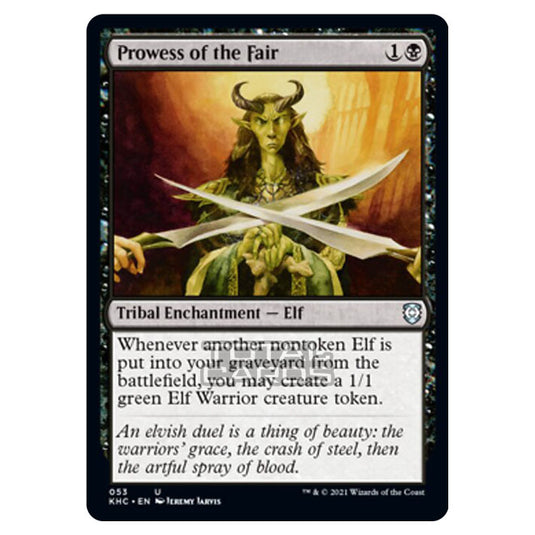 Magic The Gathering - Kaldheim Commander - Prowess of the Fair - 53/119