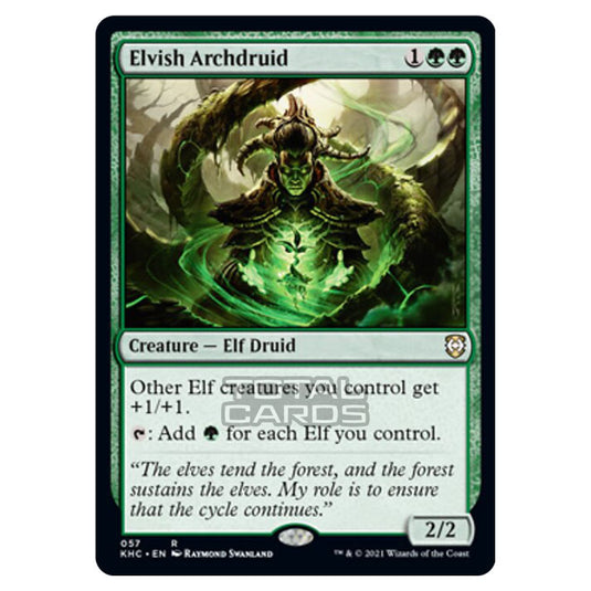 Magic The Gathering - Kaldheim Commander - Elvish Archdruid - 57/119