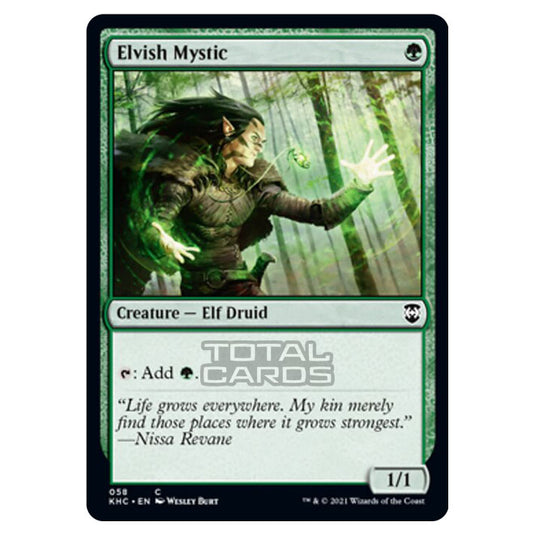 Magic The Gathering - Kaldheim Commander - Elvish Mystic - 58/119