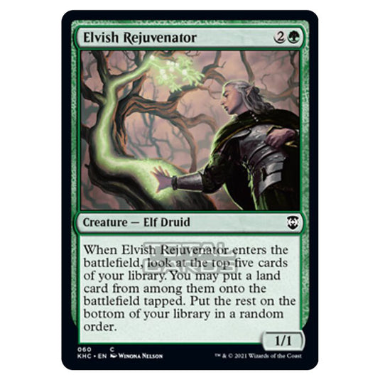 Magic The Gathering - Kaldheim Commander - Elvish Rejuvenator - 60/119