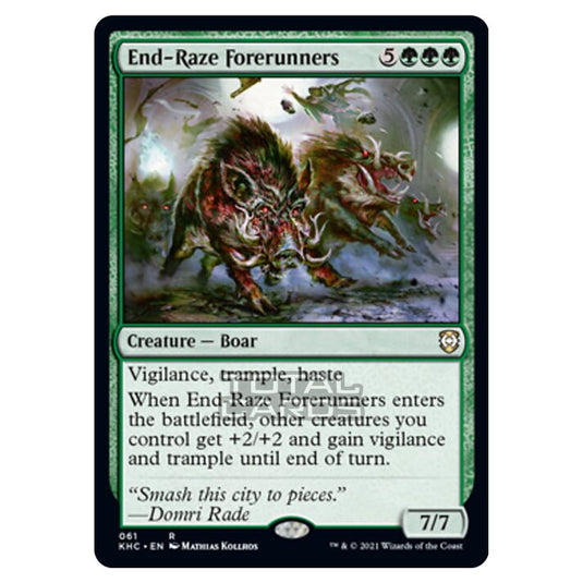 Magic The Gathering - Kaldheim Commander - End-Raze Forerunners - 61/119