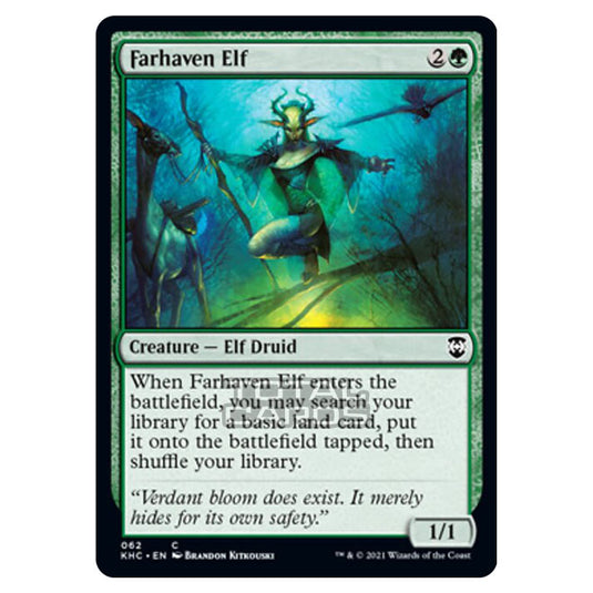 Magic The Gathering - Kaldheim Commander - Farhaven Elf - 62/119