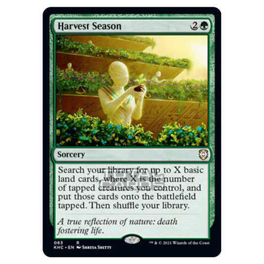 Magic The Gathering - Kaldheim Commander - Harvest Season - 63/119