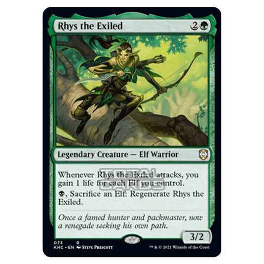 Magic The Gathering - Kaldheim Commander - Rhys the Exiled - 73/119