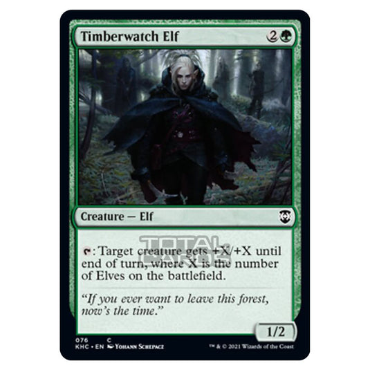 Magic The Gathering - Kaldheim Commander - Timberwatch Elf - 76/119