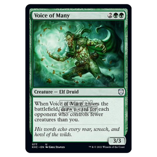 Magic The Gathering - Kaldheim Commander - Voice of Many - 77/119