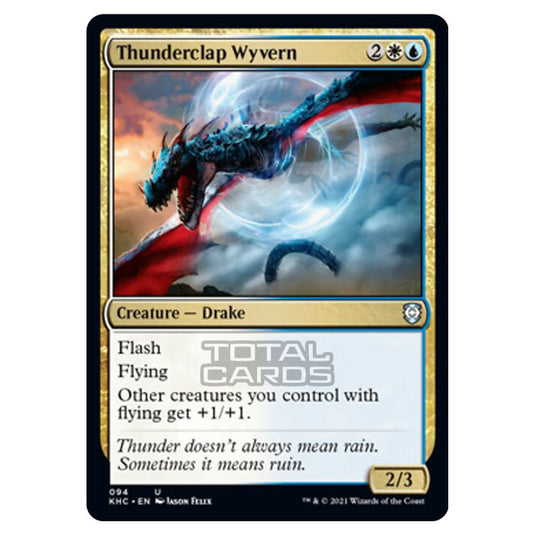 Magic The Gathering - Kaldheim Commander - Thunderclap Wyvern - 94/119