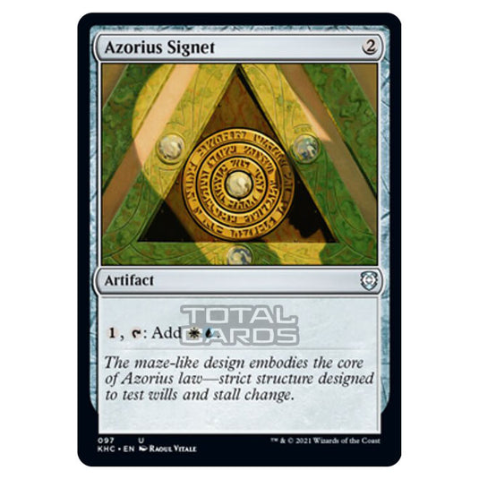 Magic The Gathering - Kaldheim Commander - Azorius Signet - 97/119