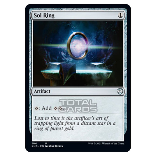 Magic The Gathering - Kaldheim Commander - Sol Ring - 104/119