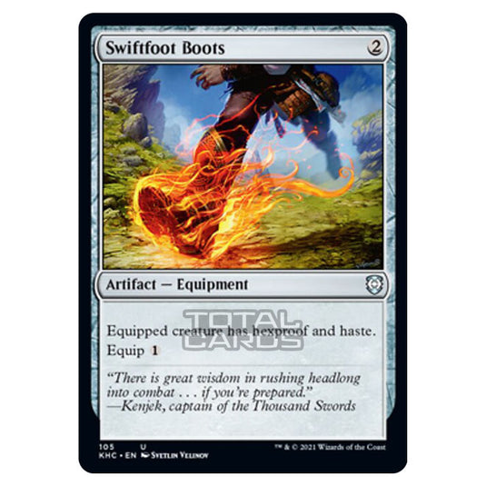 Magic The Gathering - Kaldheim Commander - Swiftfoot Boots - 105/119