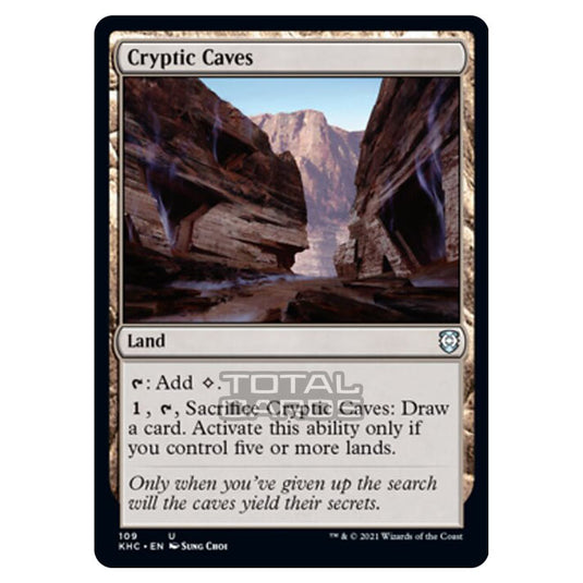 Magic The Gathering - Kaldheim Commander - Cryptic Caves - 109/119