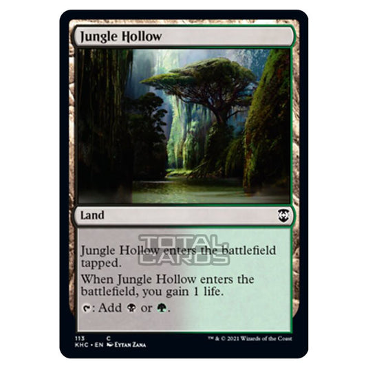 Magic The Gathering - Kaldheim Commander - Jungle Hollow - 113/119