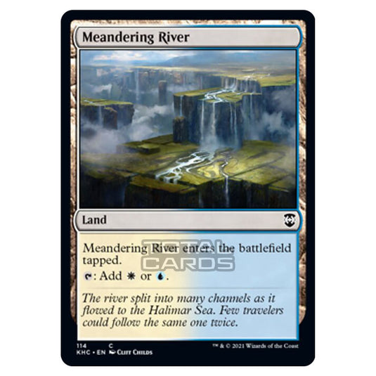 Magic The Gathering - Kaldheim Commander - Meandering River - 114/119