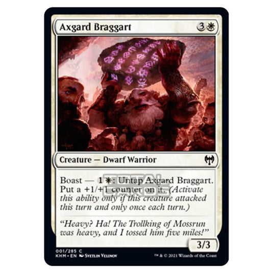 Magic The Gathering - Kaldheim - Axgard Braggart - 1/285