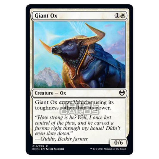 Magic The Gathering - Kaldheim - Giant Ox - 11/285