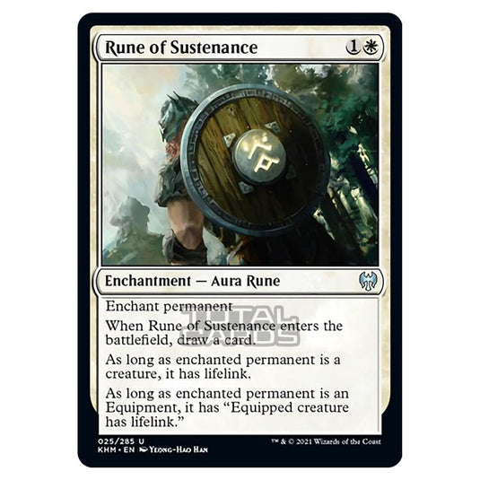 Magic The Gathering - Kaldheim - Rune of Sustenance - 25/285