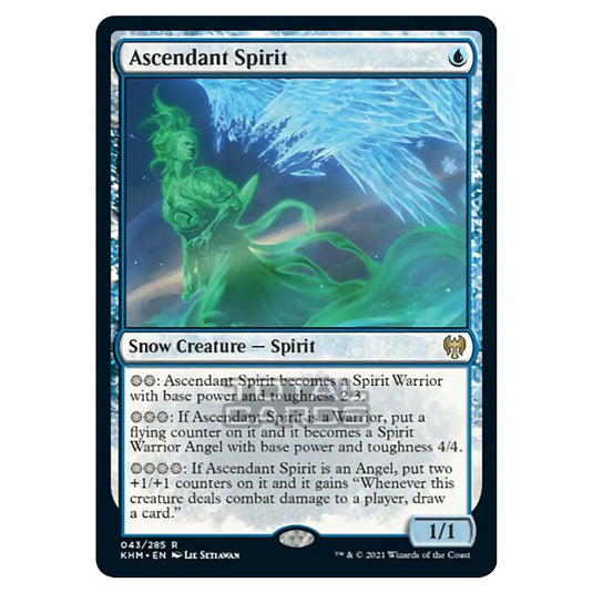 Magic The Gathering - Kaldheim - Ascendant Spirit - 43/285