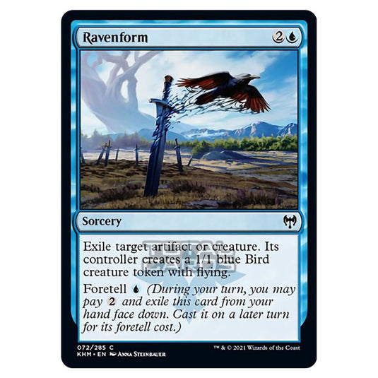 Magic The Gathering - Kaldheim - Ravenform - 72/285