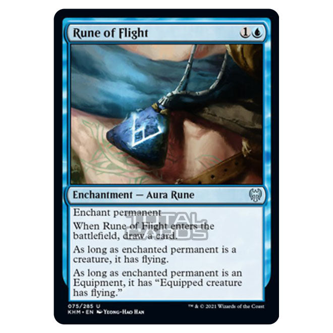 Magic The Gathering - Kaldheim - Rune of Flight - 75/285 Magic The Gathering - Kaldheim - Rune of Flight - 75/285