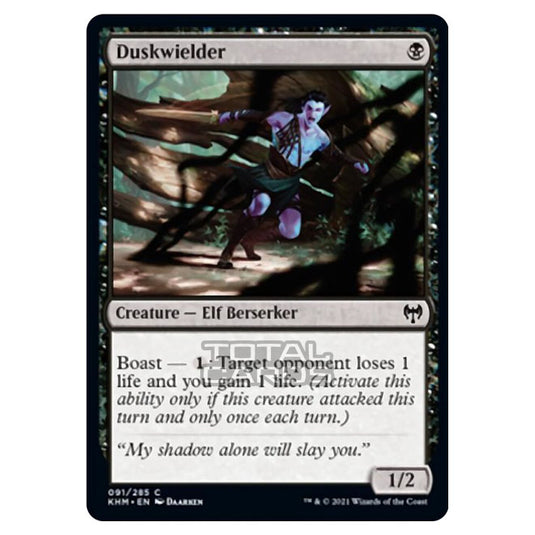 Magic The Gathering - Kaldheim - Duskwielder - 91/285 Magic The Gathering - Kaldheim - Duskwielder - 91/285