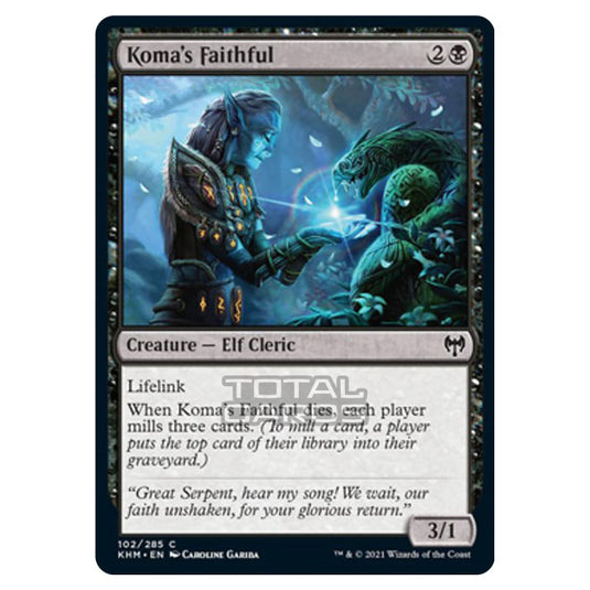 Magic The Gathering - Kaldheim - Koma's Faithful - 102/285