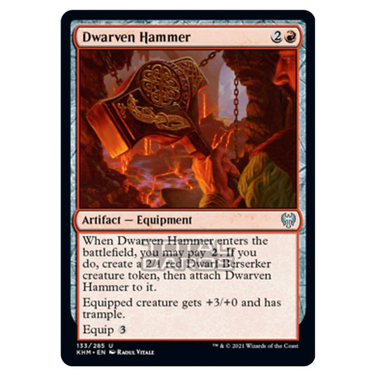 Magic The Gathering - Kaldheim - Dwarven Hammer - 133/285