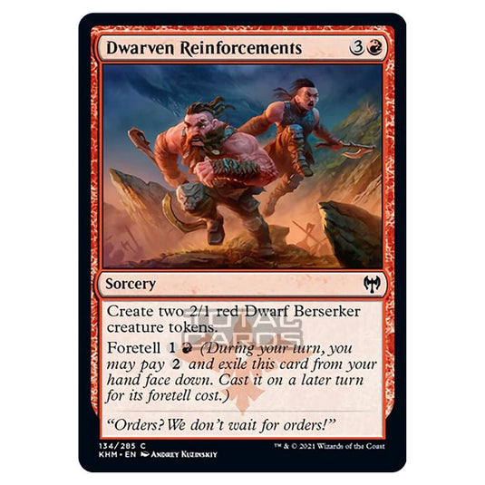 Magic The Gathering - Kaldheim - Dwarven Reinforcements - 134/285