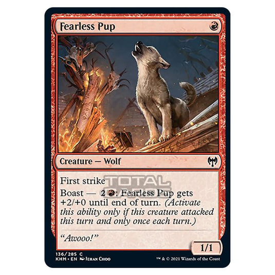 Magic The Gathering - Kaldheim - Fearless Pup - 136/285