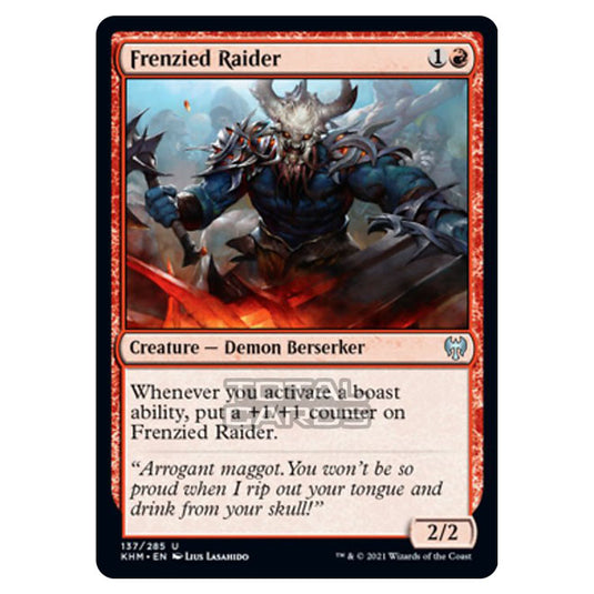 Magic The Gathering - Kaldheim - Frenzied Raider - 137/285