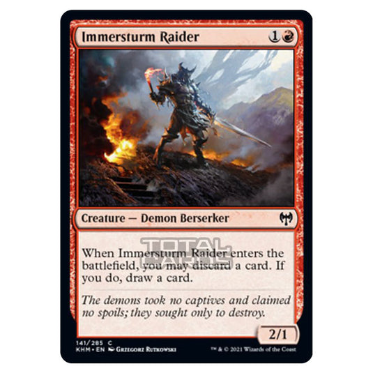 Magic The Gathering - Kaldheim - Immersturm Raider - 141/285