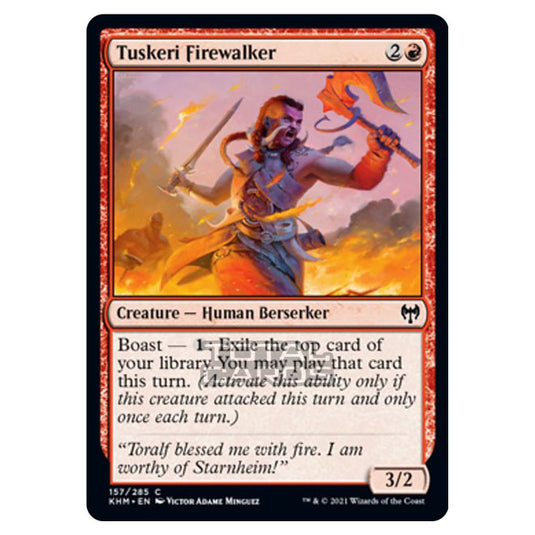 Magic The Gathering - Kaldheim - Tuskeri Firewalker - 157/285