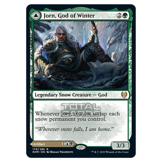 Magic The Gathering - Kaldheim - Jorn, God of Winter // Kaldring, the Rimestaff - 179/285