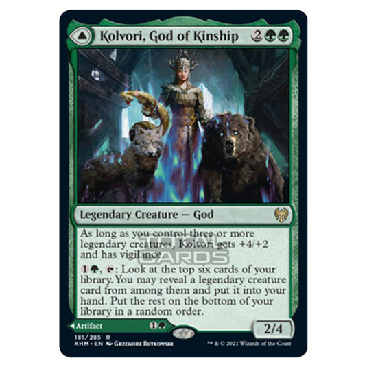 Magic The Gathering - Kaldheim - Kolvori, God of Kinship // The Ringhart Crest - 181/285