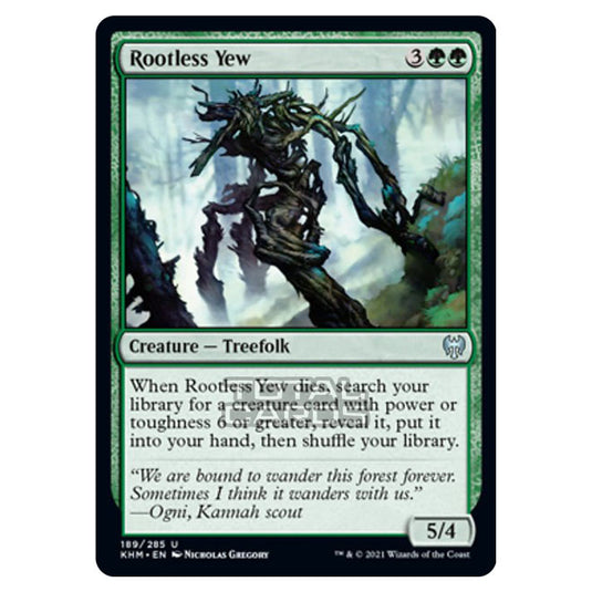 Magic The Gathering - Kaldheim - Rootless Yew - 189/285