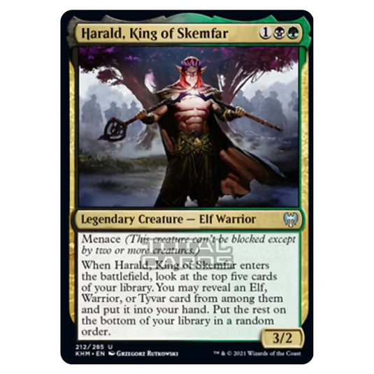 Magic The Gathering - Kaldheim - Harald, King of Skemfar - 212/285