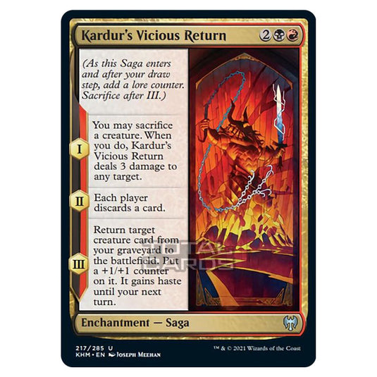 Magic The Gathering - Kaldheim - Kardur's Vicious Return - 217/285