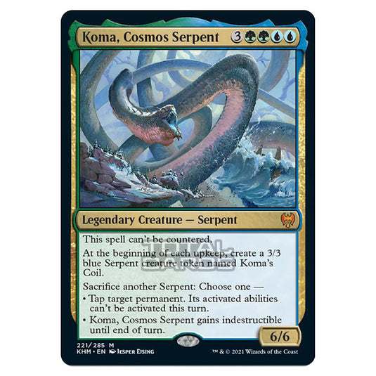 Magic The Gathering - Kaldheim - Koma, Cosmos Serpent - 221/285