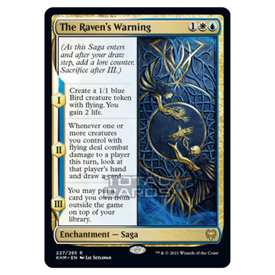 Magic The Gathering - Kaldheim - The Raven's Warning - 227/285