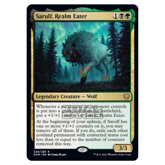 Magic The Gathering - Kaldheim - Sarulf, Realm Eater - 228/285