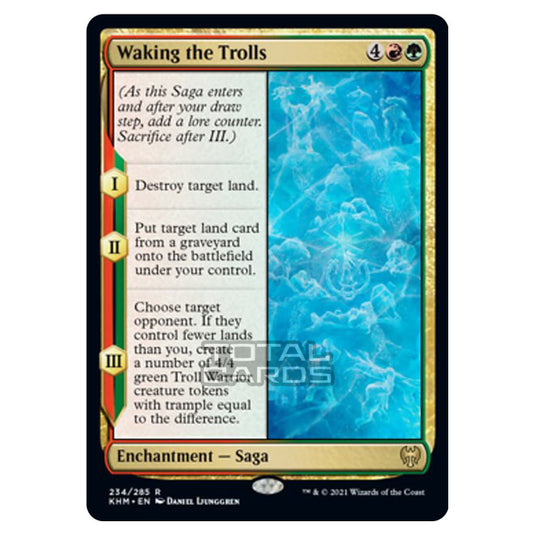 Magic The Gathering - Kaldheim - Waking the Trolls - 234/285