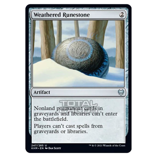 Magic The Gathering - Kaldheim - Weathered Runestone - 247/285