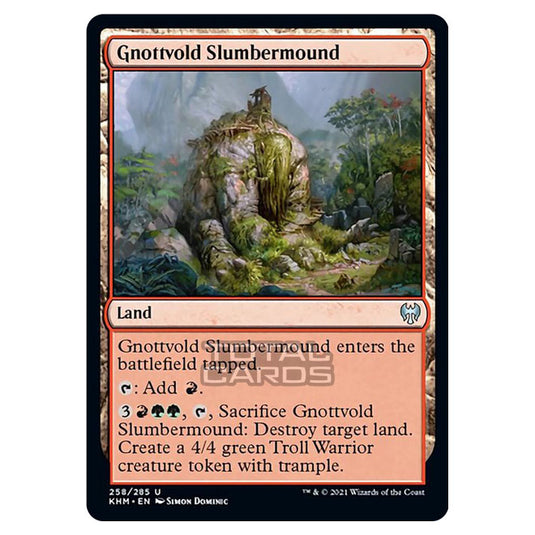 Magic The Gathering - Kaldheim - Gnottvold Slumbermound - 258/285