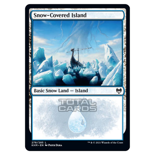 Magic The Gathering - Kaldheim - Snow-Covered Island - 278/285