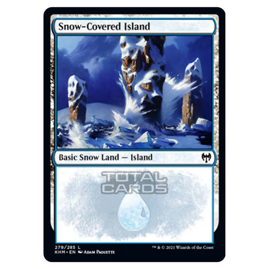 Magic The Gathering - Kaldheim - Snow-Covered Island - 279/285