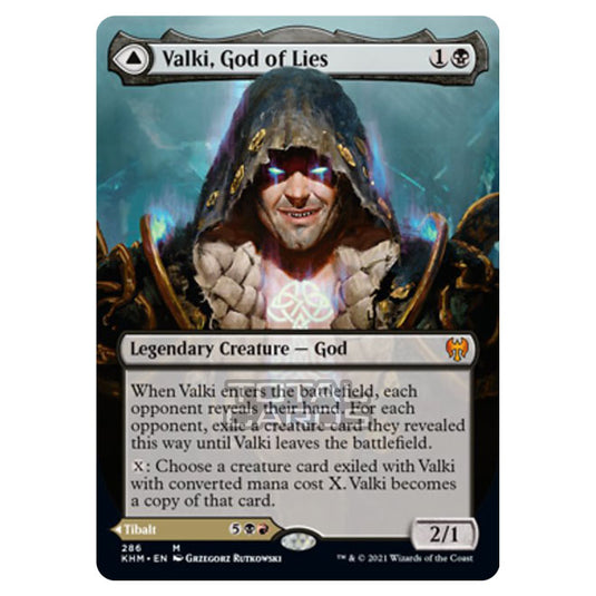 Magic The Gathering - Kaldheim - Valki, God of Lies // Tibalt, Cosmic Impostor - 286/285